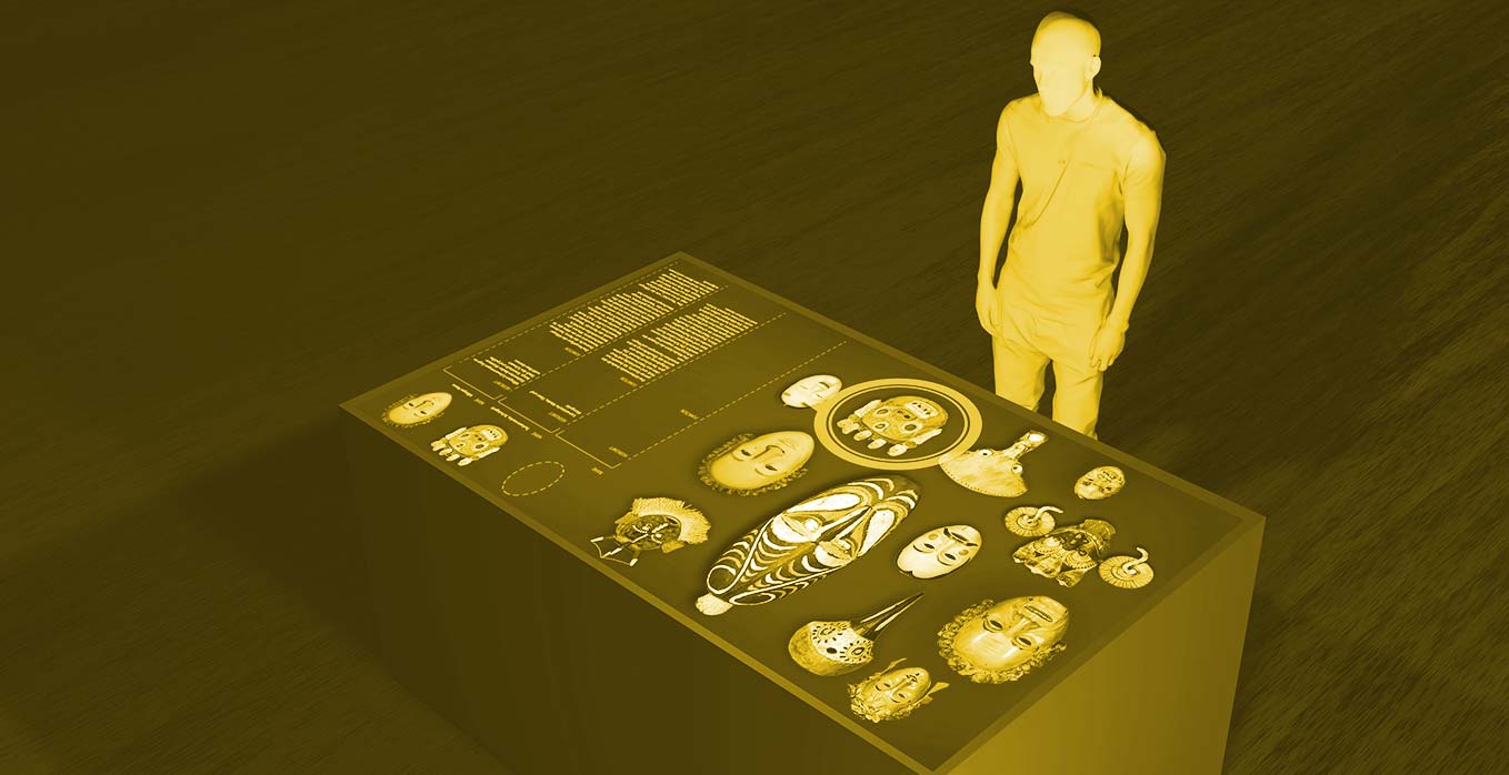 Masken-Touchtable